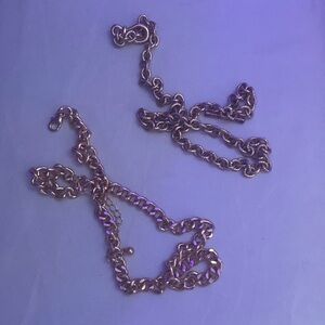 2 gold chains